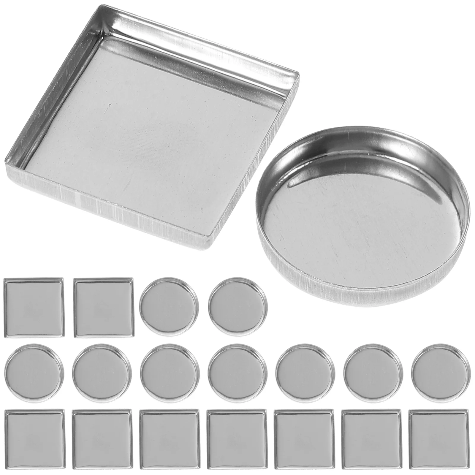 Empty Eyeshadow Pan 30pcs Empty Eyeshadow Metal Pan Makeup Palette Metal Pan Accessory