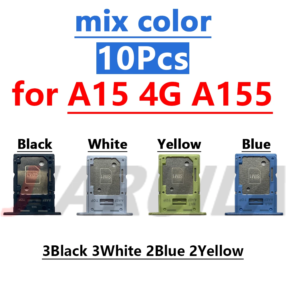 10-Pack Dual SIM Card Holder Adapter Tray