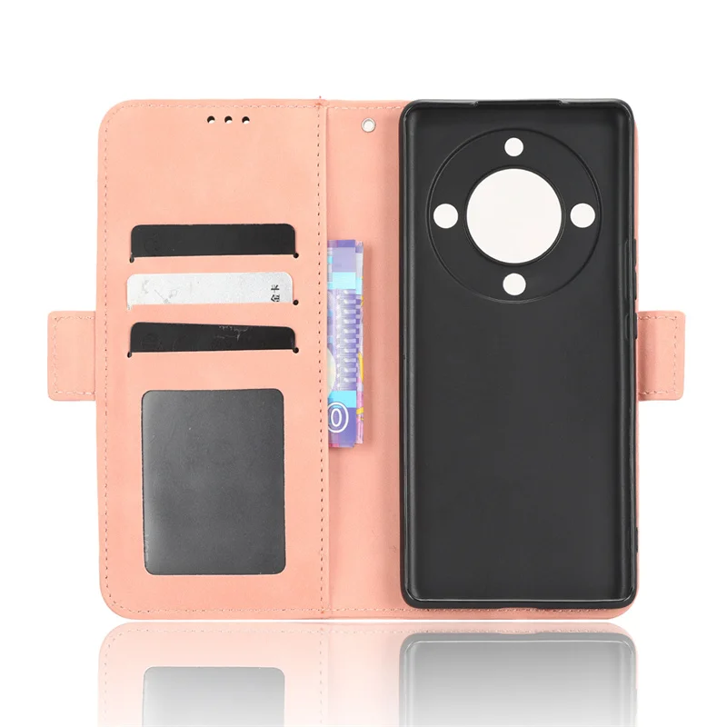 

For Honor X9A/X40 Case Premium Leather Wallet Leather Flip Multi-card slot Cover For Honor Magic5 Lite Phone Case