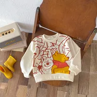 Kawaii Girls Clothes Cartoon Boys  Girls Sweatshirt Children's Disney Minnie Top Children's Casual Wear Baby Round Neck Pullover 6