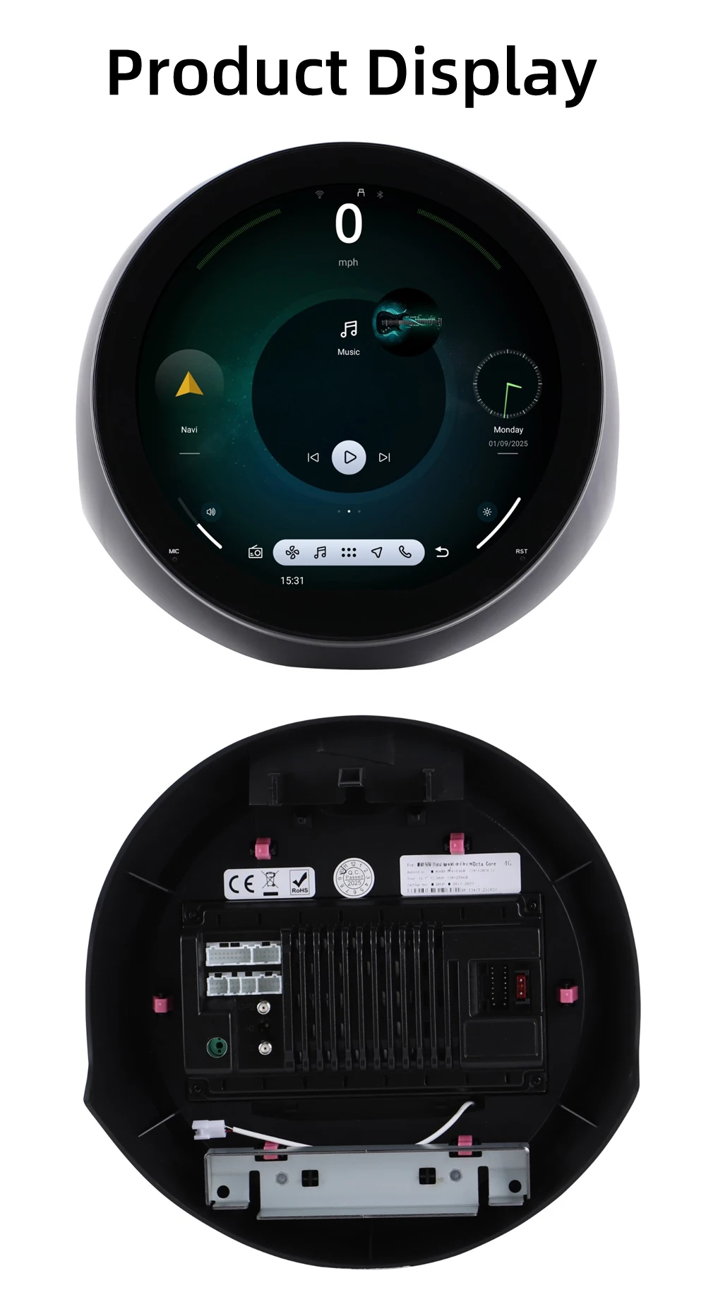 Android 15 Car Radio For BMW MINI F60 2017-2023 Multimedia Player Supports CarPl