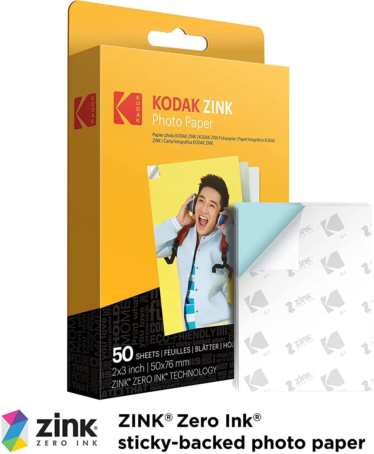 Kodak Printomatic Photo Paper Photo Paper Kodak Smile 2x3 Photo