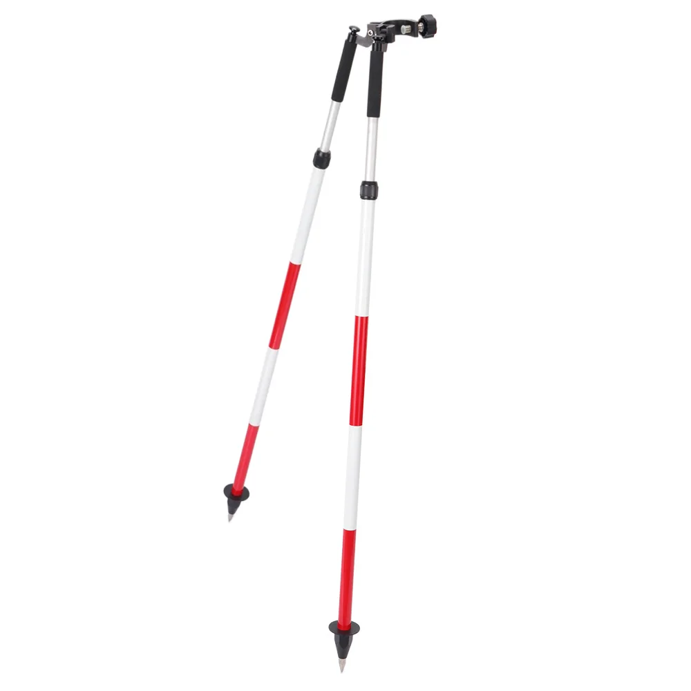 Factory DZ22A Black Aluminum Bipod With Thumb Release Clamp For Prism Pole GPS P