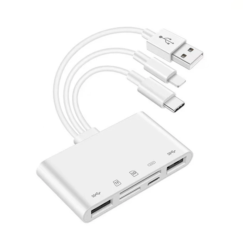 Переходник USB, для Iphone, Ipad, Apple 13, для считывания карт Micro SD, TF бесплатная доставка 1 шт 4 шт модуль считывания карт micro sd mini tf интерфейсы spi с чипом преобразователя уровня для arduino