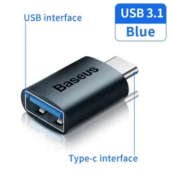 Baseus USB - C to USB - A Fast Charging Data Transfer Adapter (USB 3.1 TypeC to USB)