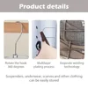 Houesehold Foldable Multi-layer Underwear Hanger Camisole Bras Tank Tops Hanger Multifunctional Storage Space Saving Organizers 5