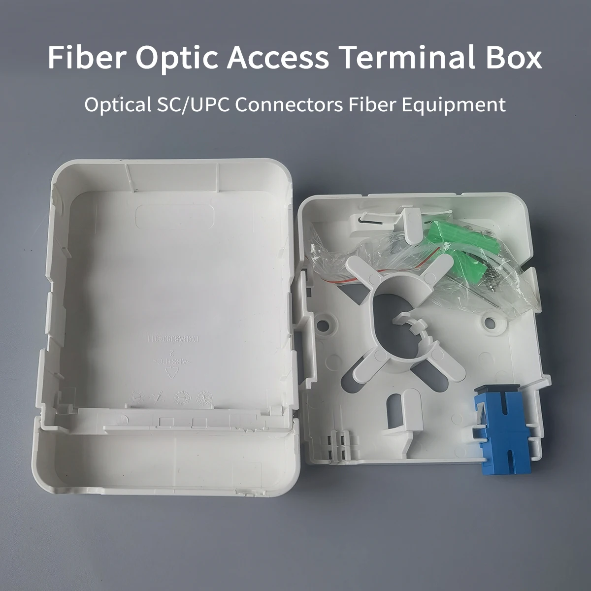 2116 FTTH Fiber Optic Splice Box 1 Port Fiber Optic Terminal Junction Box with SC Adapter 86-type Termination,fiber optic protection box