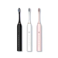 Brosse à dents électrique sonique pour adultes, étanche IPX7, tête de brosse DuPont, aste par USB, livres morts élevés, 6 modes de livres 5
