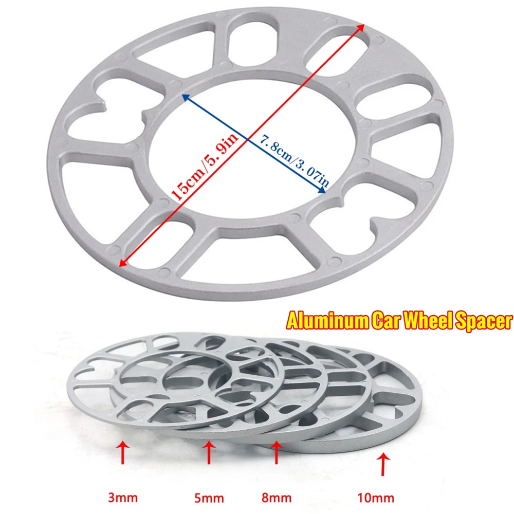 4 Pc New Model Wheel Spacers 15mm ＆ 20mm Staggered 5x112 66.56 | 2009-2018 A4 A5 A6 A7 A8 All Road S4 S5 S6 S7 RS5 RS7 Q5 SQ5 W/OEM Wheels 8x6 5 Wheel Spacers 4Pc New Model Wheel Spacers 12 Mm Thick