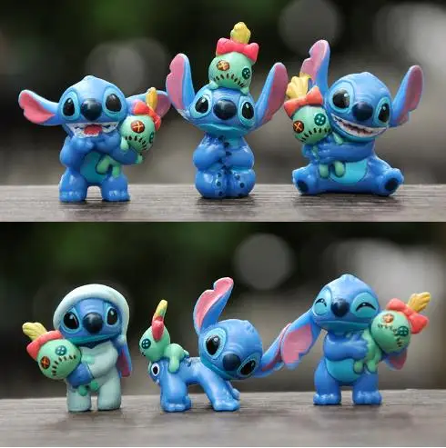 Miniso Lilo & Stitch Cartoon Cute Figure Model Collection