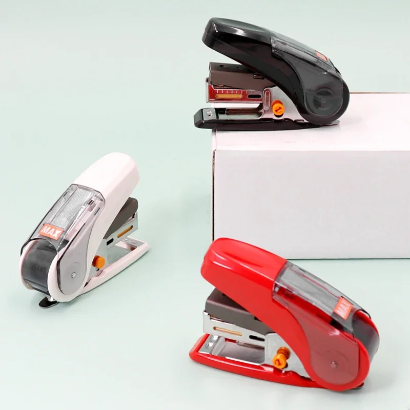 

Japan Meikes MAX HD-10NL Labor-saving mini stapler Small creative stapler Student portable Office desktop stapler with stapler