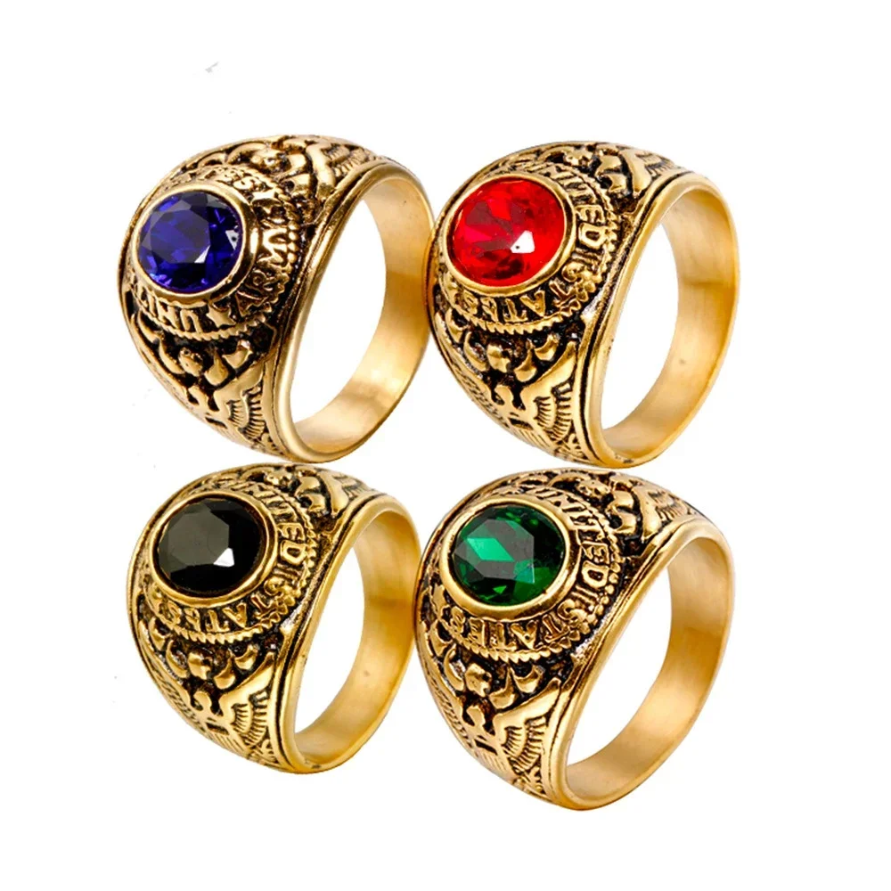 Кольцо в стиле панк/хип-хоп из нержавеющей стали