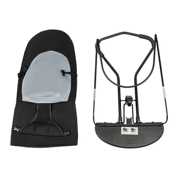 Pet Rocking Chair, Stainless Steel Bracket, Height Adjustable,  Foldable, Portable Puppy Rocker Bed with Anti-slip Pads for Home 5