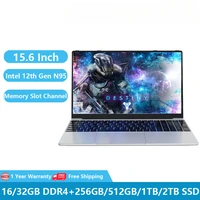 Greatium Gaming Laptops Netbook Office School Notebooks Windows 11 15.6" Intel 12th Gen N95 16GB DDR4 1TB M.2 WiFi HDMI USB 1