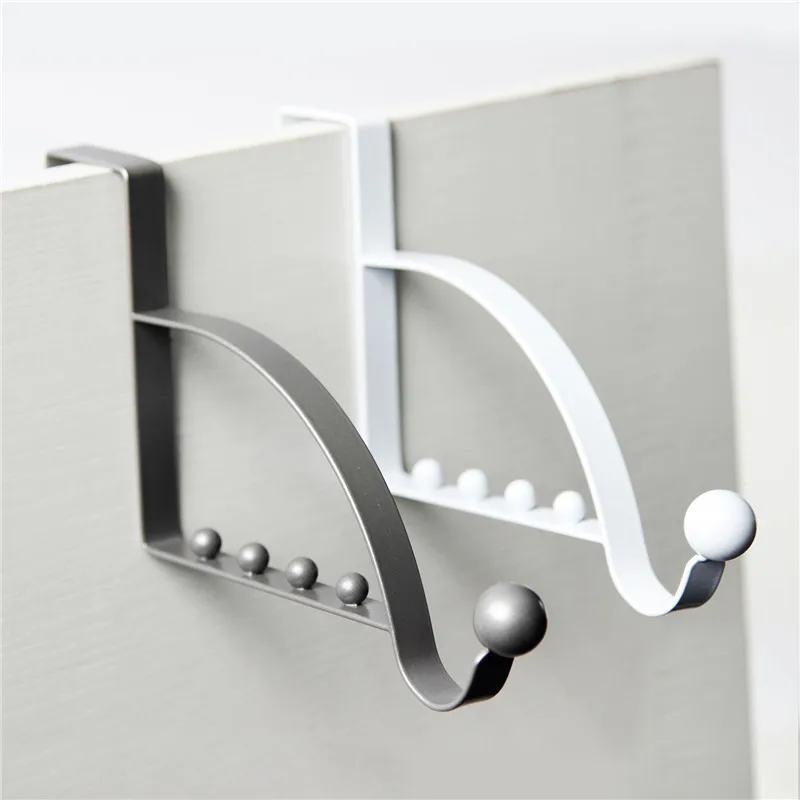 

Hole-free Door Hooks Storage Non-slip Hangers Multi-functional Hooks Family Daily Storage No Punching Bathroom Accessories
