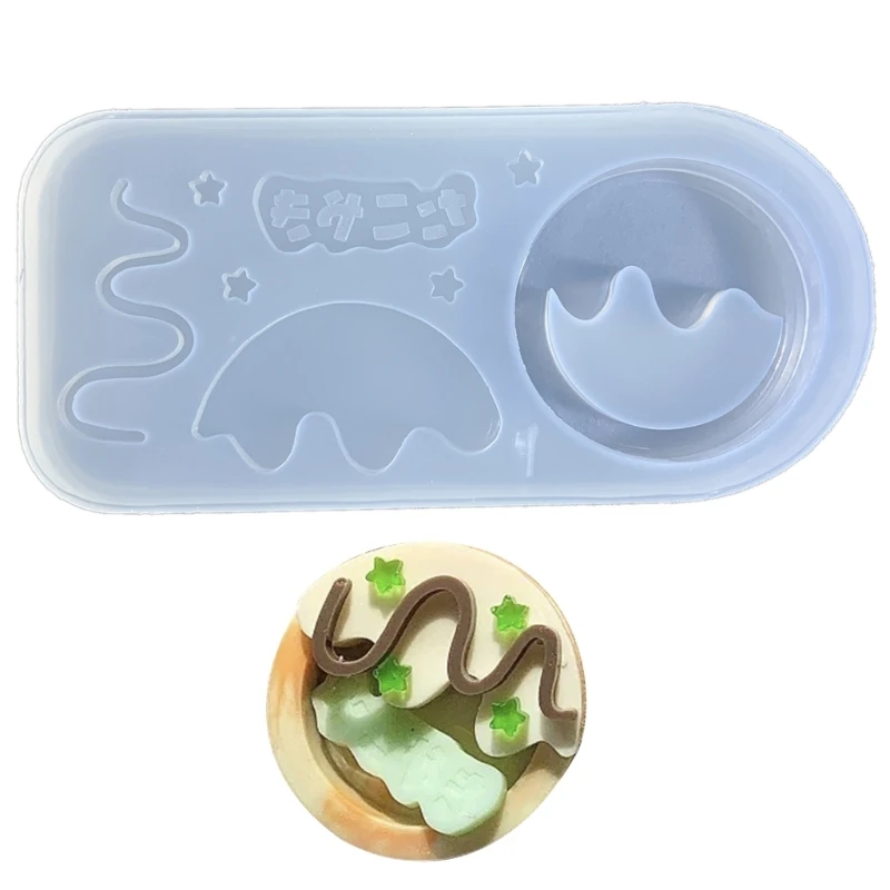 

Cartoon Takoyaki Resin Molds Keychain Mold DIY Pendant Decoration Mold
