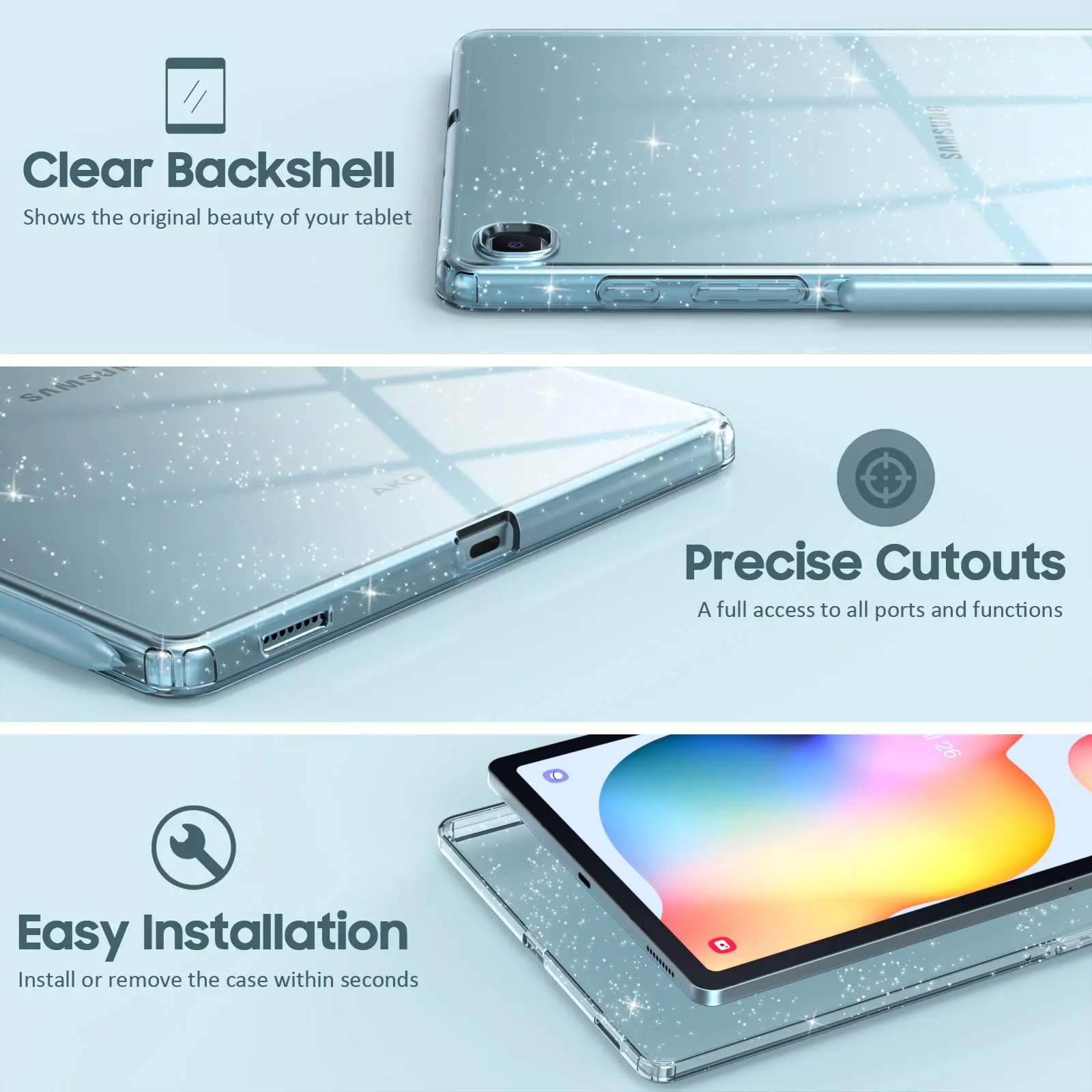 Ｚ   S6 Ʈ 2024 2022/2020  ̽, ϰ  TPU  ĸ ȣ Ŀ,   G
