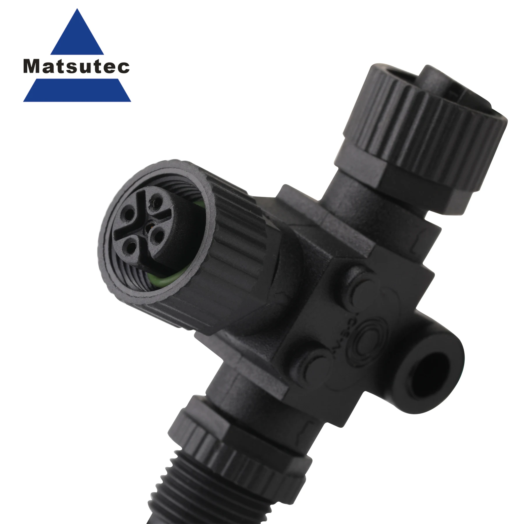 Nmea Converter NMEA 2000 T Connector 3 Port 5Pin M12 Thread IP67 Waterproof NMEA 2000 (N2k) (Tee) T-Connector for Garmin Lowrance Simrad B&G