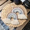 Nordic Room Decoration Handmade Woven Cotton Rope Rainbow Hanging Decoration Wall Hanging Decor Photo Props 5