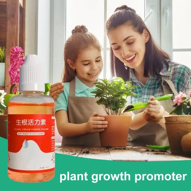 50 Ml -Es Növényi Növekedés Fokozó Kiegészítő Gyors Gyökérzet -Stimulátor Növények Termesztési Ágensek Tápanyag -Oldatához - Image 3