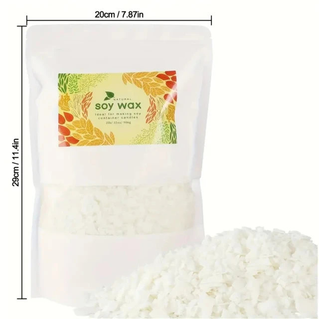 2/5/10/20/30/40 pounds 56 degree soy wax flakes, can be used for DIY handmade, DIY fragrant candle making set, pure soy wax 5