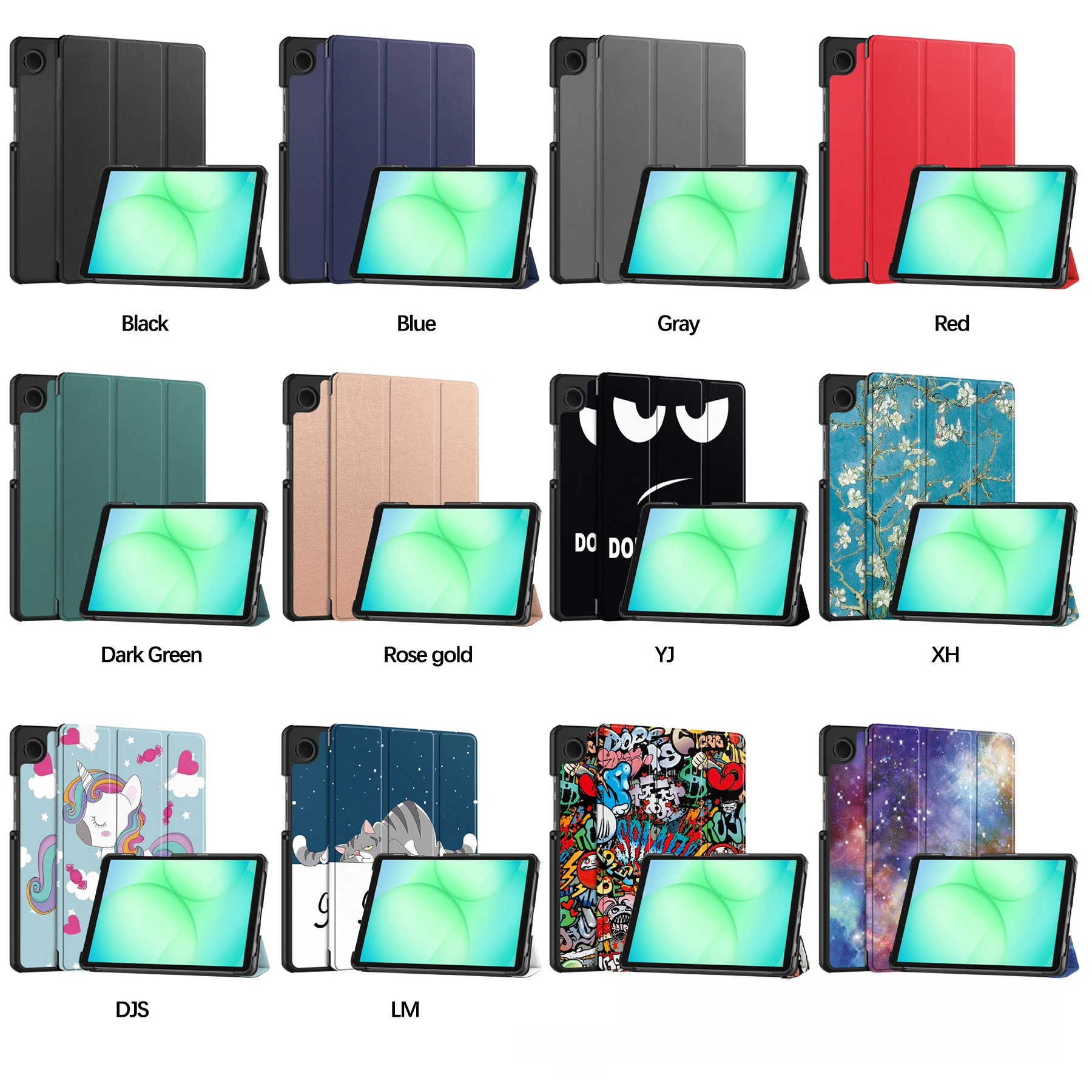Für Galaxy Tab A11 8.7 SM-X135FFlache LederhülleX135N70 % Rabatt auf Schutzhülle mit Ständer – Detail 2