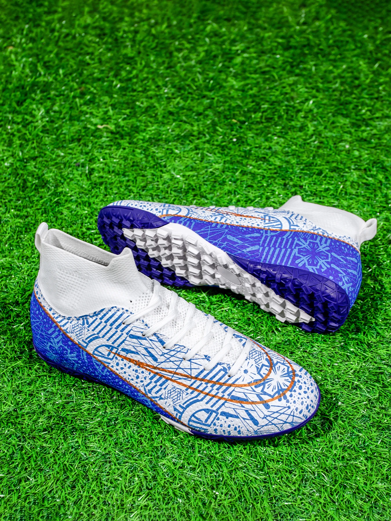 Description Picture 3 of itemProfessional football shoes for men, TF, broken nails, short nails, outdoor sports, lawn training shoes, anti slip