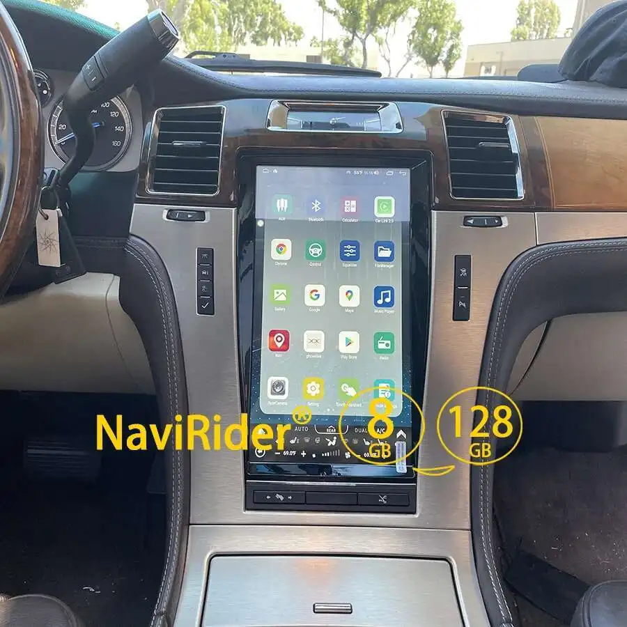 Tesla Android 13 For Cadillac Escalade 2007-2014 Car Radio Multimedia Autoradio