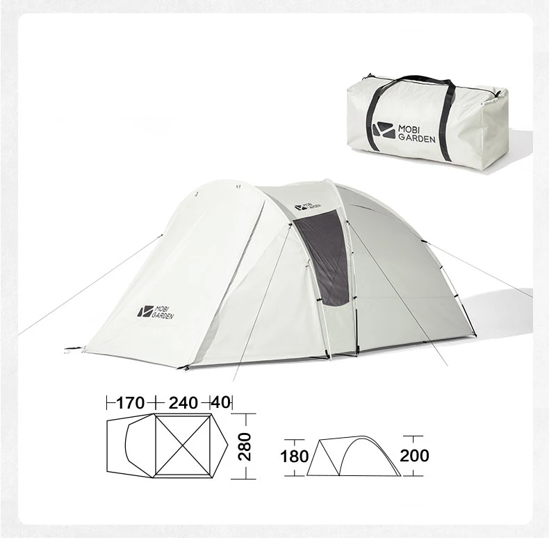 3-4 Person Four-Season Outdoor Camping Tent 2