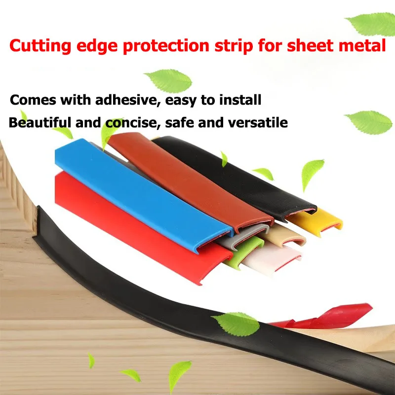 U-Shaped Edge Trim Sealing Strip, Self Adhesive TPE Edge Banding - Foto 9