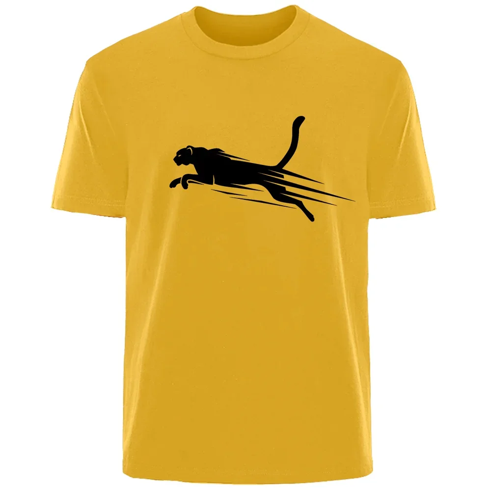 thumbnail image 1 of Camiseta de algodón 100 % transpirable con estampado de leopardo para hombre, de alta calidad, para correr, creativa, informal, de moda urbana, para hombre, 1 of 5