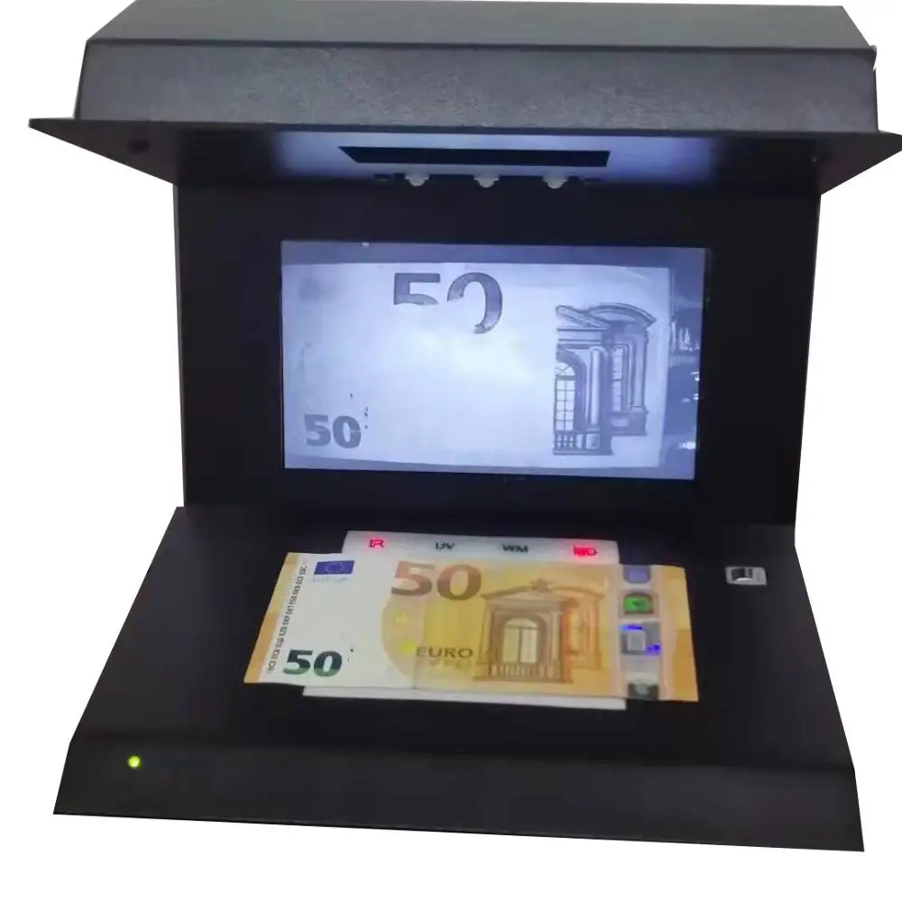 

Hot selling IR, UV, MG, white marked counterfeit detector