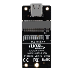 High - Speed NVMe to USB - C 3.1 Adapter with JMS583 Chip (M.2 NVME SSD adapter)