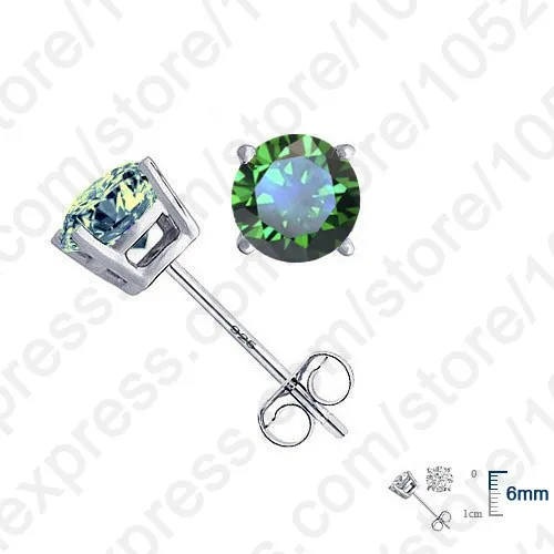 925 Silver Stud Earrings Fashion Jewelry For Decoration Trendy Style Austrian Crystal Women Girls Party Engagement