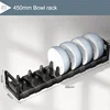 Kitchen Under Cabinet Bowl and Dish Rack Cabinet Drawer Storage Rack Plate Drying Rack Tableware Bowl Dish Partition Adjustable 6