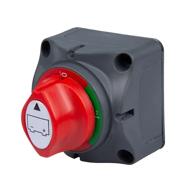 Auto Battery Disconnect Switch 12V 24V Marine 300A Dual Battery Mass Switch 2 Position Cut Off Switch for Car Boat Yacht RV