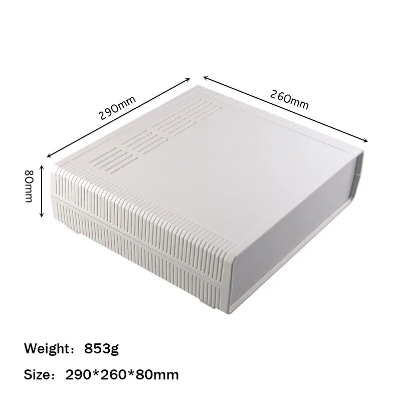

290x260x80mm ABS Plastic Project Case Plastic Enclosure Electronic Housing Products Diy Instrument Wire Connectors Desktop Box