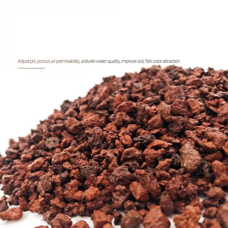 500g red/black volcanic rocks subtle underground rocks natural area Filter Granular special fish tanks