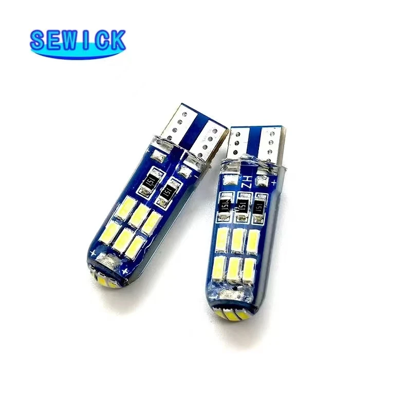 LED W5W 192 168 Ŭ Ʈ  ̵ ,  ȣ , ڵ Ÿϸ, T10 Ǹ 3014, 15SMD, 500 