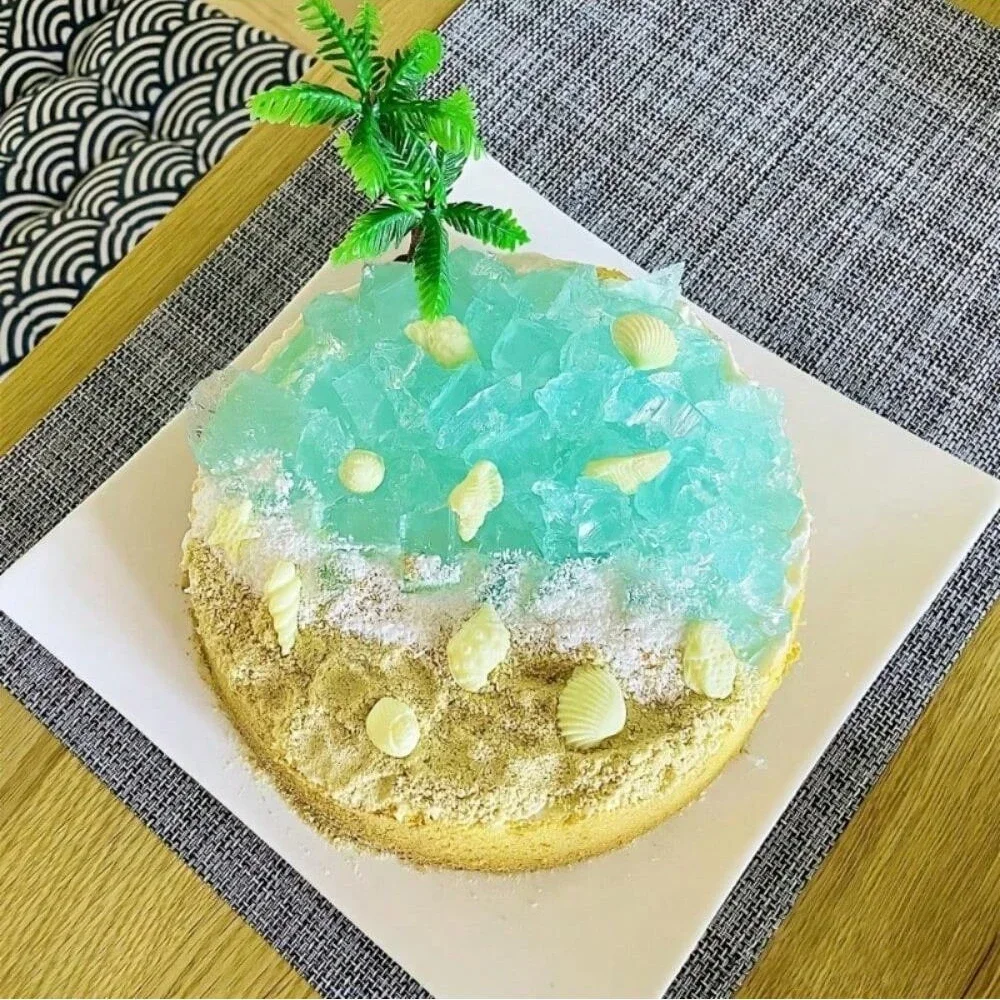 1PC 3D Ocean Themed  Silicone Fondant DIY Cake Decorating Seashell Starfish Coral Cupcake Baking Mold Chocolate Baking Tool Set