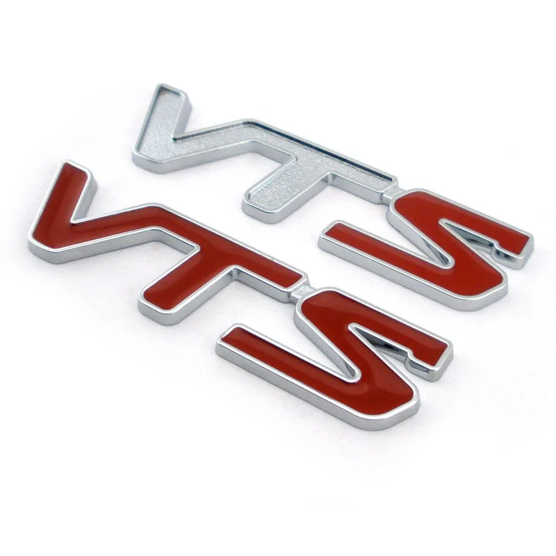 3D Vts Emblem Fender Side Badge Accessorio Adesivo Per Auto Per Citroen Vts Badge Red Saxo C1 C2 C3 C4 C5 Xsara Vtr