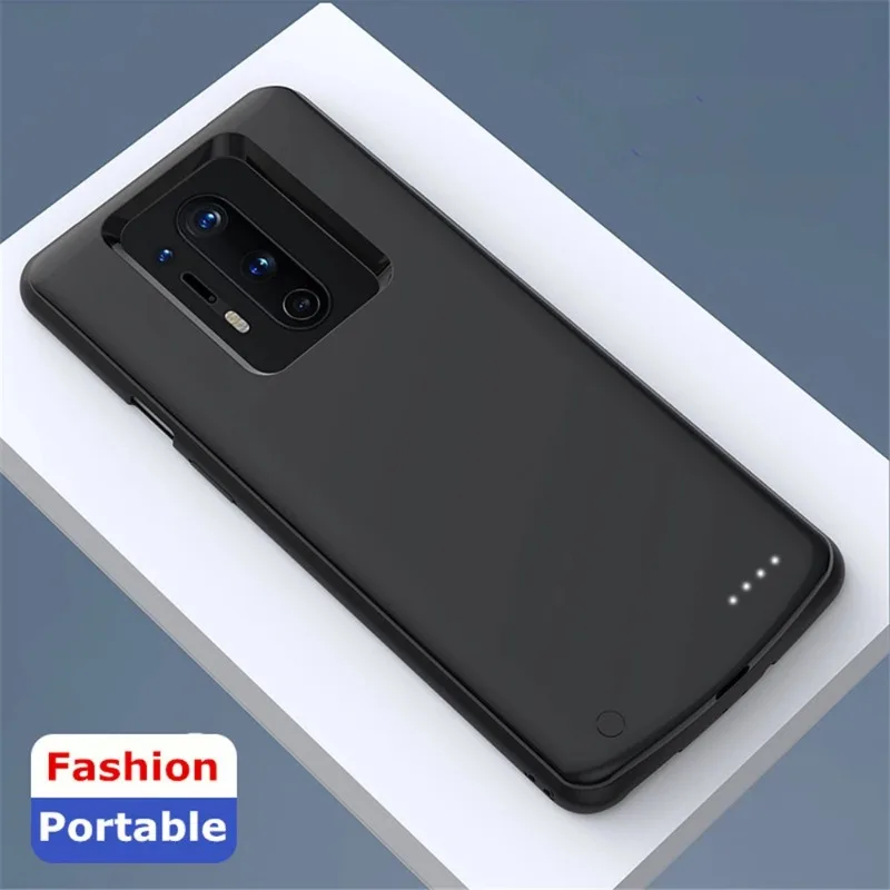 OnePlus 8 Pro용 10000mAh 외장 배터리 충전기 케이스, OnePlus 8용 보조 배터리 커버, 충전 케이스