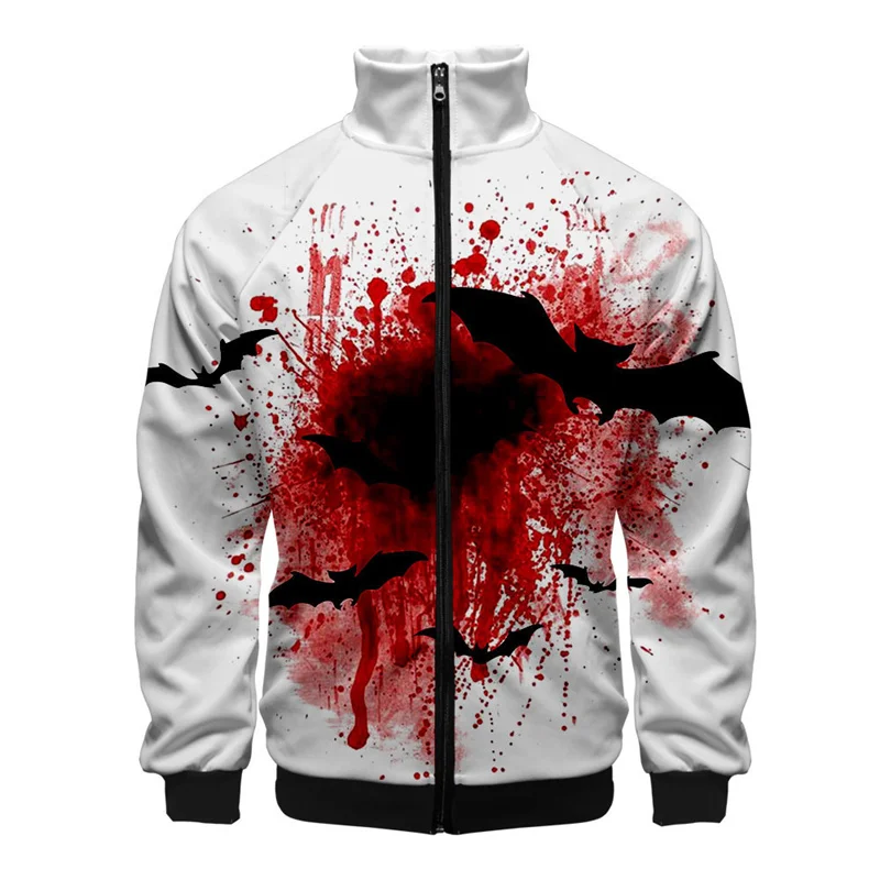 thumbnail image 1 of Chaqueta con estampado 3D de calabaza de Halloween para hombres y niños, camisetas de manga larga con personalidad, chaquetas de calle de gran tamaño con cremallera, abrigo, ropa, 1 of 5