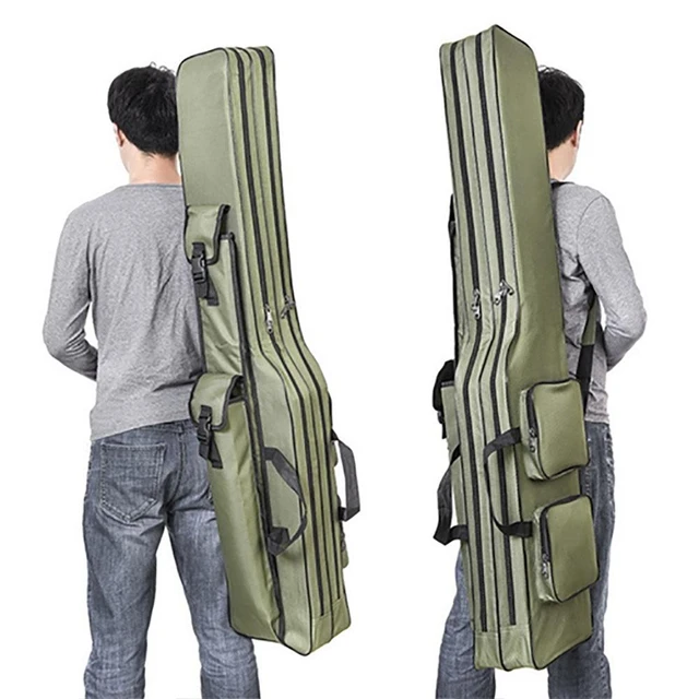 4.27ft Fishing Rod Case Bag Portable Fishing Pole Bag Carrier for Travel
