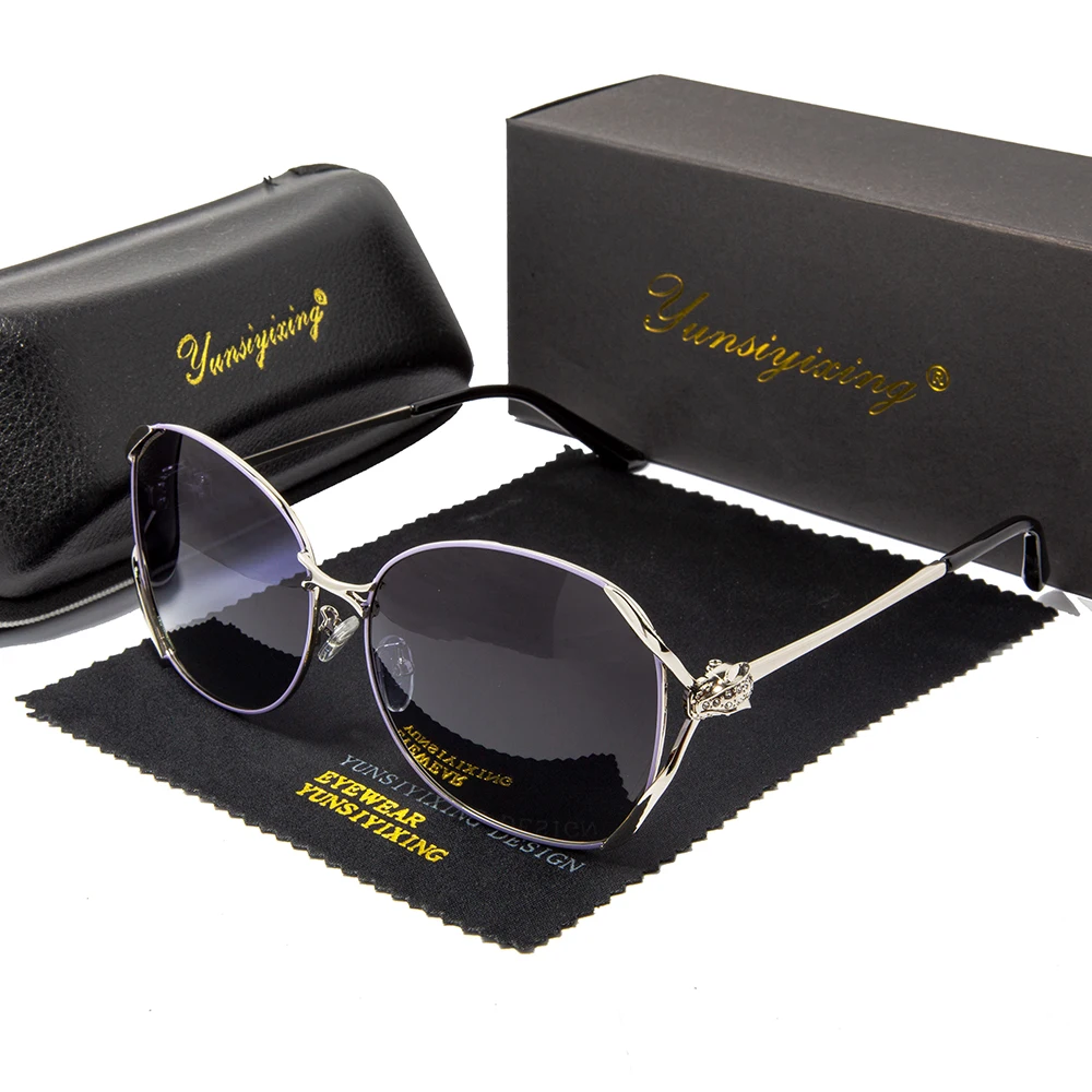 

Новинка 2023, классические поляризационные солнцезащитные очки, женские модные роскошные брендовые солнцезащитные очки для вождения, очки с зеркальным покрытием бабочки YS6092