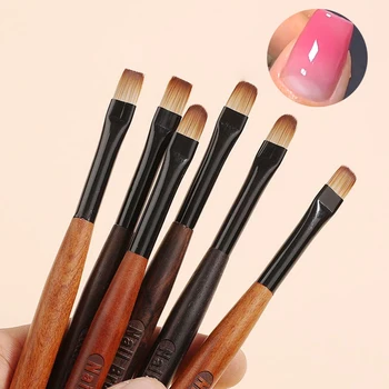 Colla per unghie Penna per fototerapia Penna per gel UV Pennello acrilico Pennelli professionali per nail art Pittura Pennello da disegno Strumenti per manicure