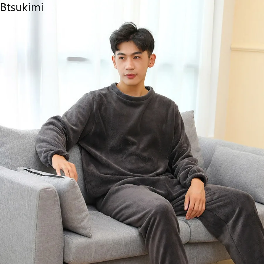 Flanell Pyjama Set Für Damen & Herren - Zweiteiliger Schlafanzug Für Den Winter