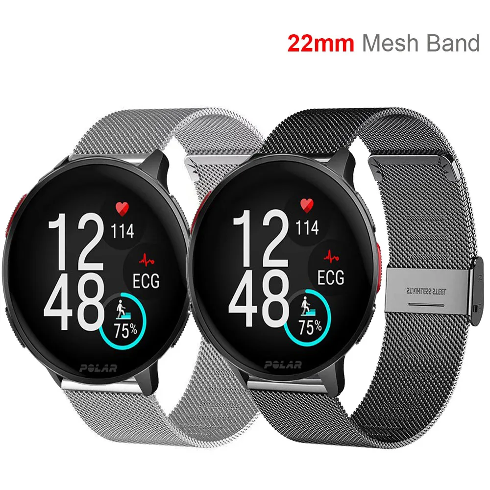 Cinturino In Rete Da 22Mm Per Cinturino Polar Vantage V3 Cinturino Da Polso Per Cinturino Polar Vantage V3 Accessori Per Cinturino