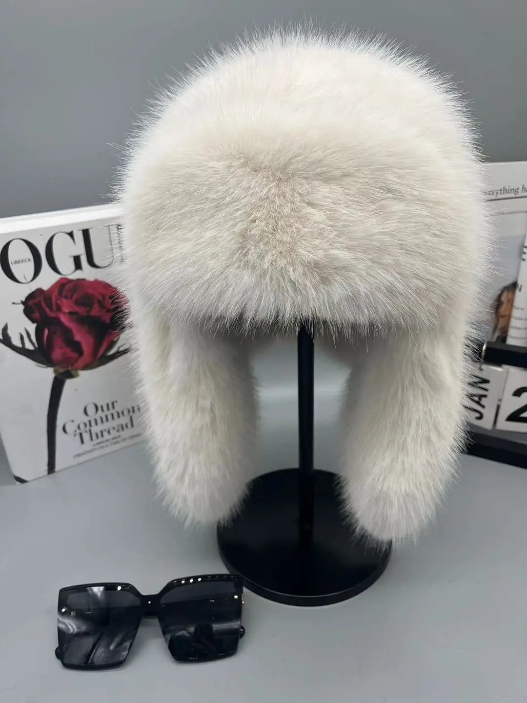 Children Faux Fur Hat For Autumn And Winter Skiing