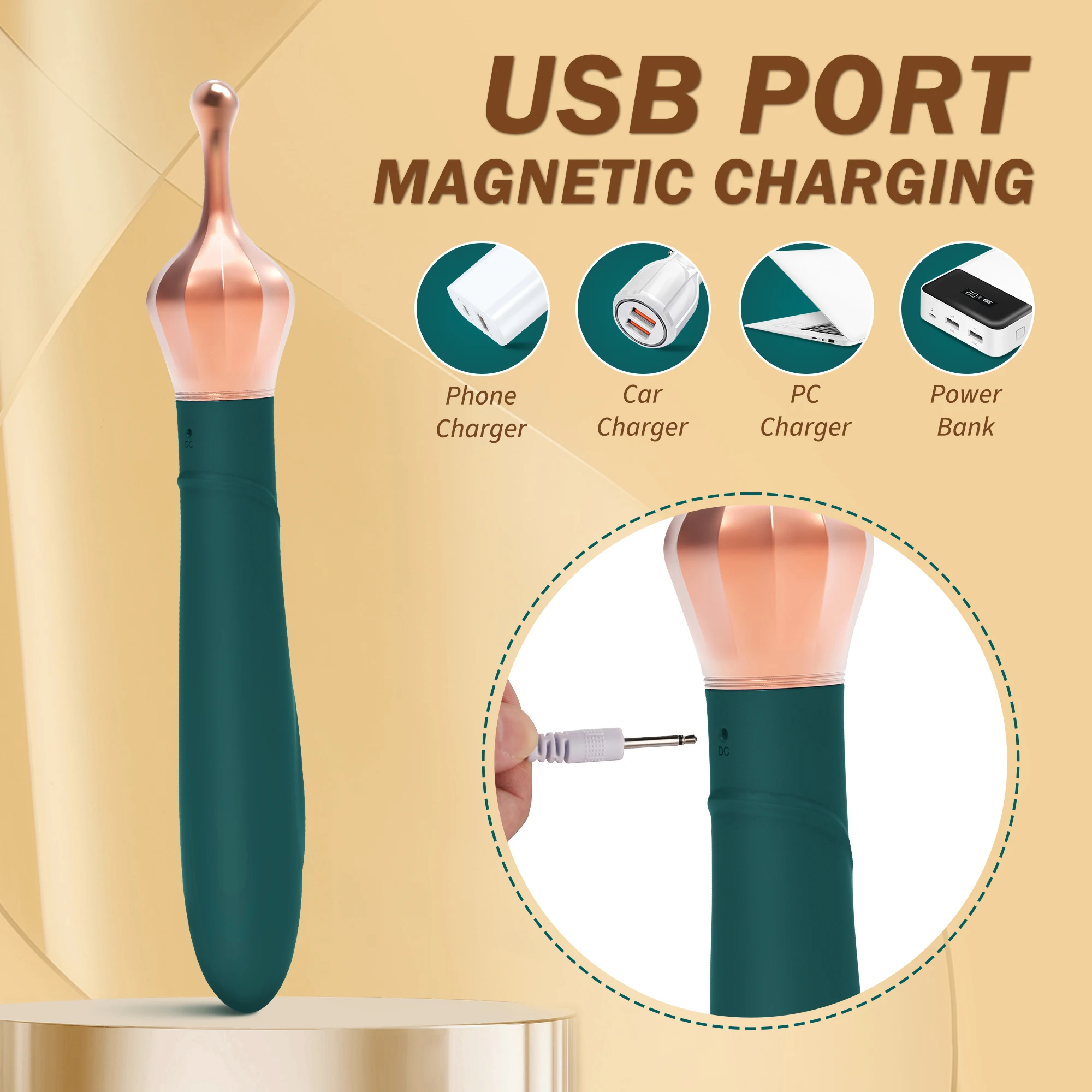 AV Held Hand Vibrators For Women Clitoris Stimulator 10 Modes  Strong Massager G Spot Nipple Vibrati_voghion.com